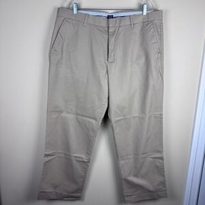 GAP Khakis Tailored Fit Dress Pants, Light‎ Beige, Men's Office Career 38x32